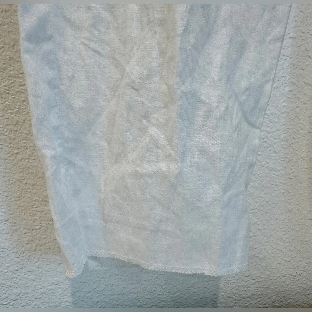 Zara White Linen Trousers